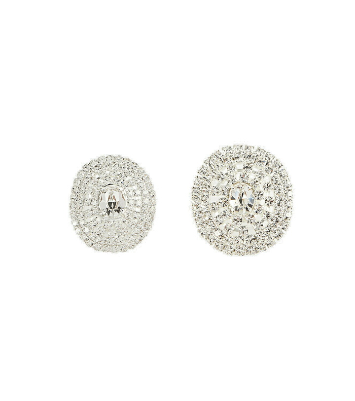 Photo: Magda Butrym - Embellished asymmetric disc earrings