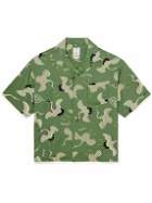 Visvim - Crosby Camp-Collar Printed Crepe Shirt - Green