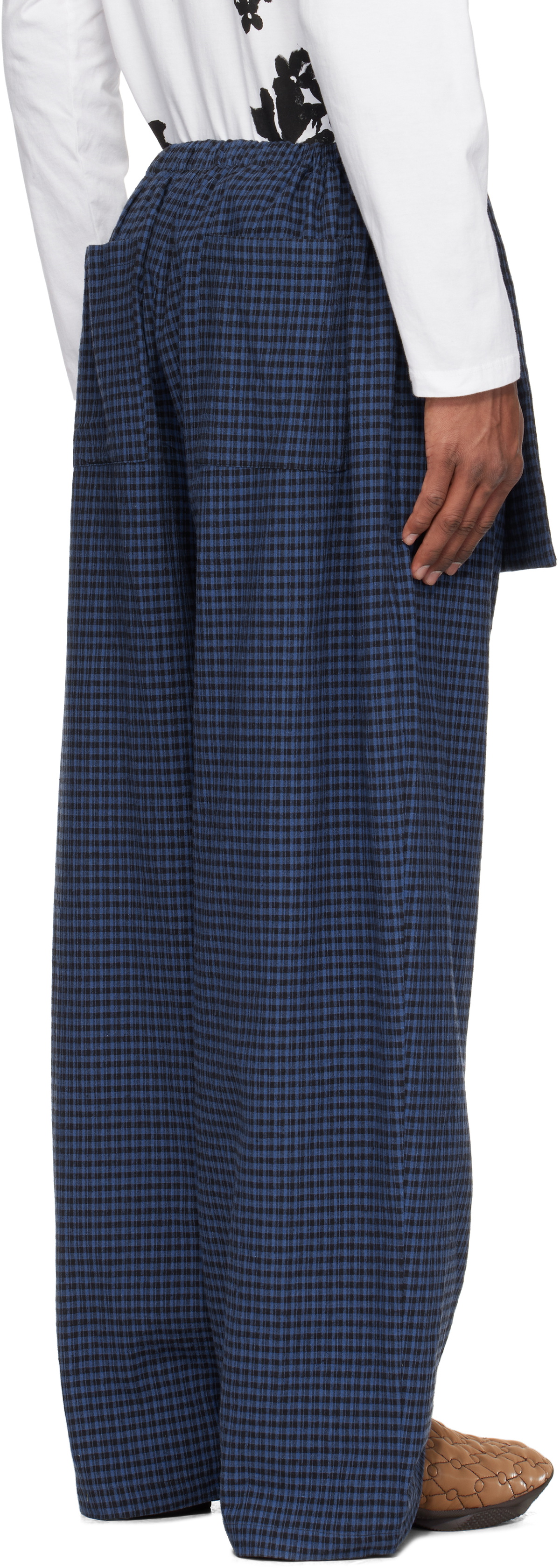 SC103 Navy Tile Trousers
