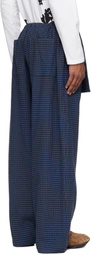 SC103 Navy Tile Trousers