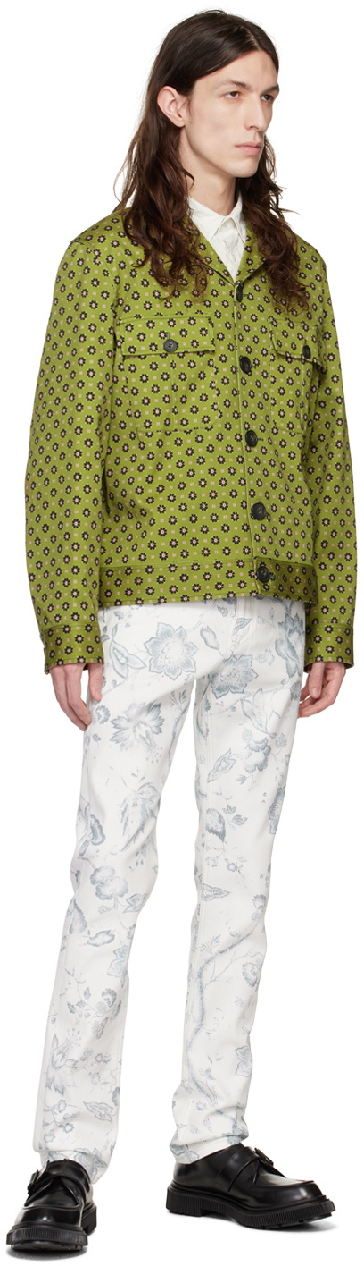 Erdem White Oliver Jeans