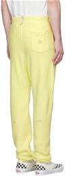 Advisory Board Crystals Yellow Cotton Lounge Pants