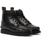 Yuketen - Maine Guide 6 Eye Smooth and Full-Grain Leather Boots - Black