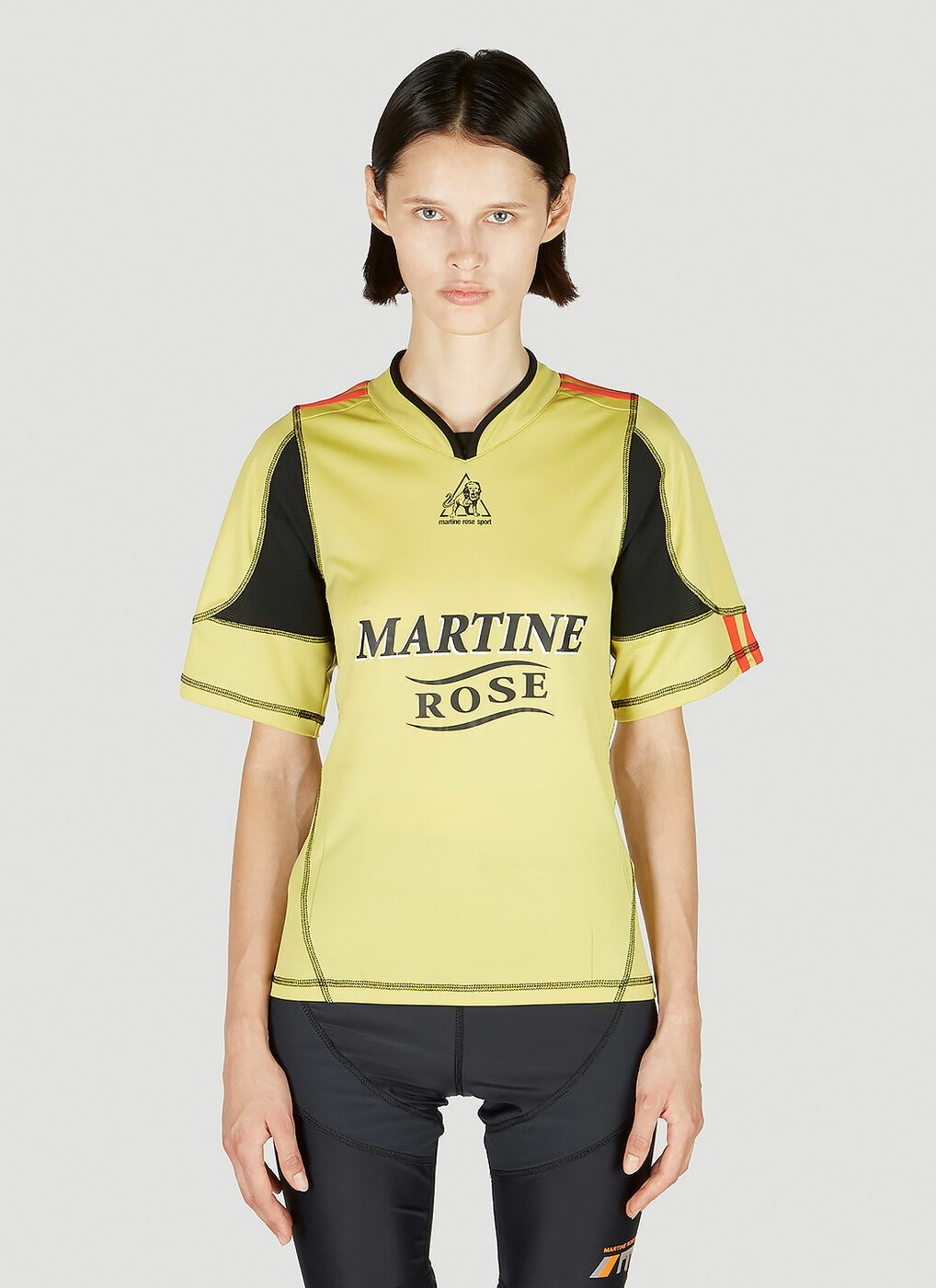 Martine Rose – Shrunken Football Top Yellow