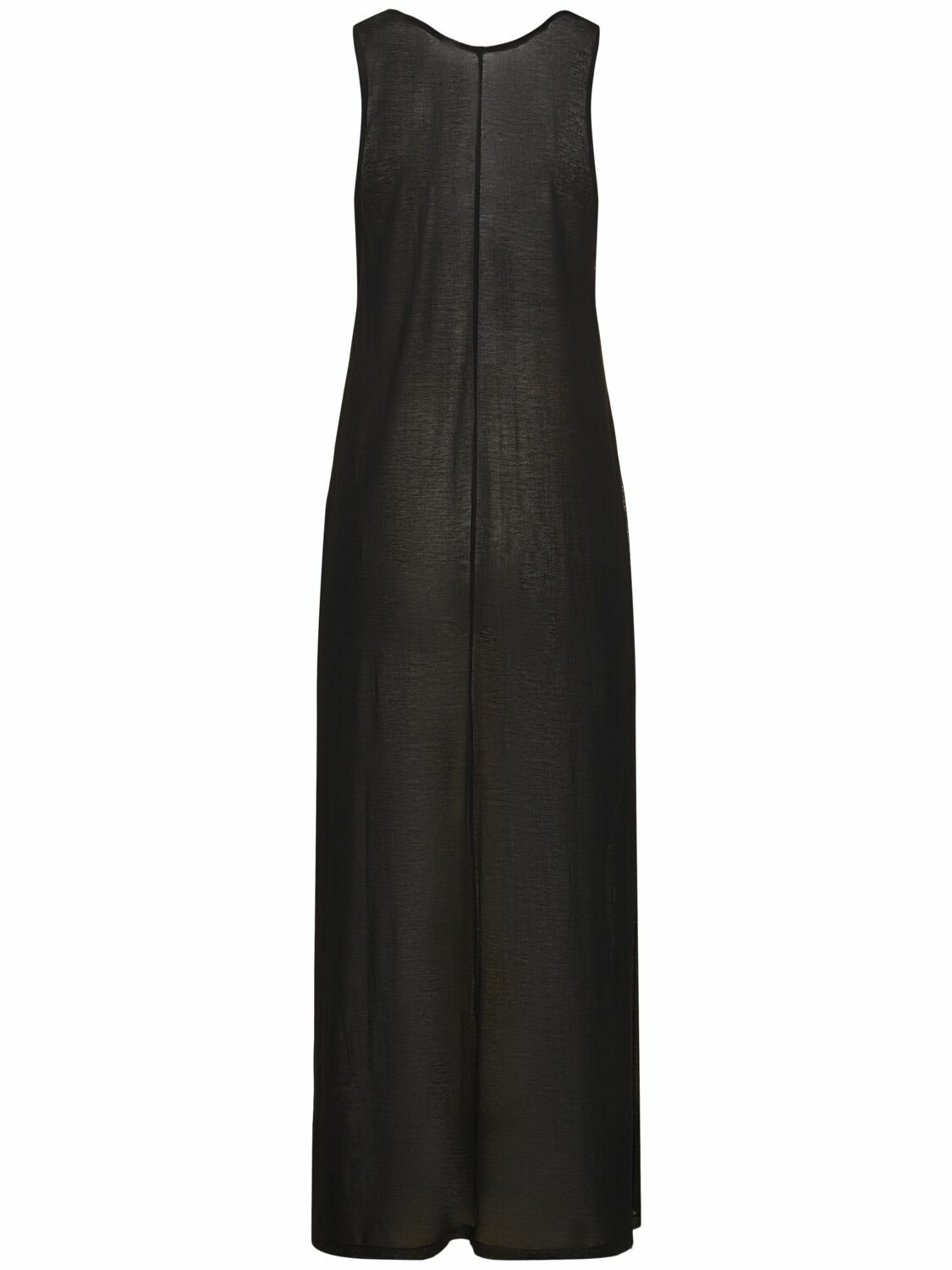 ワンピース AURALEE HARD TWIST COTTON GAUZE DRESS AURALEE Hard Twist Cotton Gauze Long Dress Auralee
