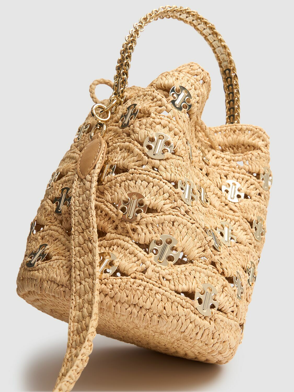 ショルダーバッグ・ポシェット RABANNE LUREX RAFFIA BUCKET BAG Raffia bucket bag – Rabanne