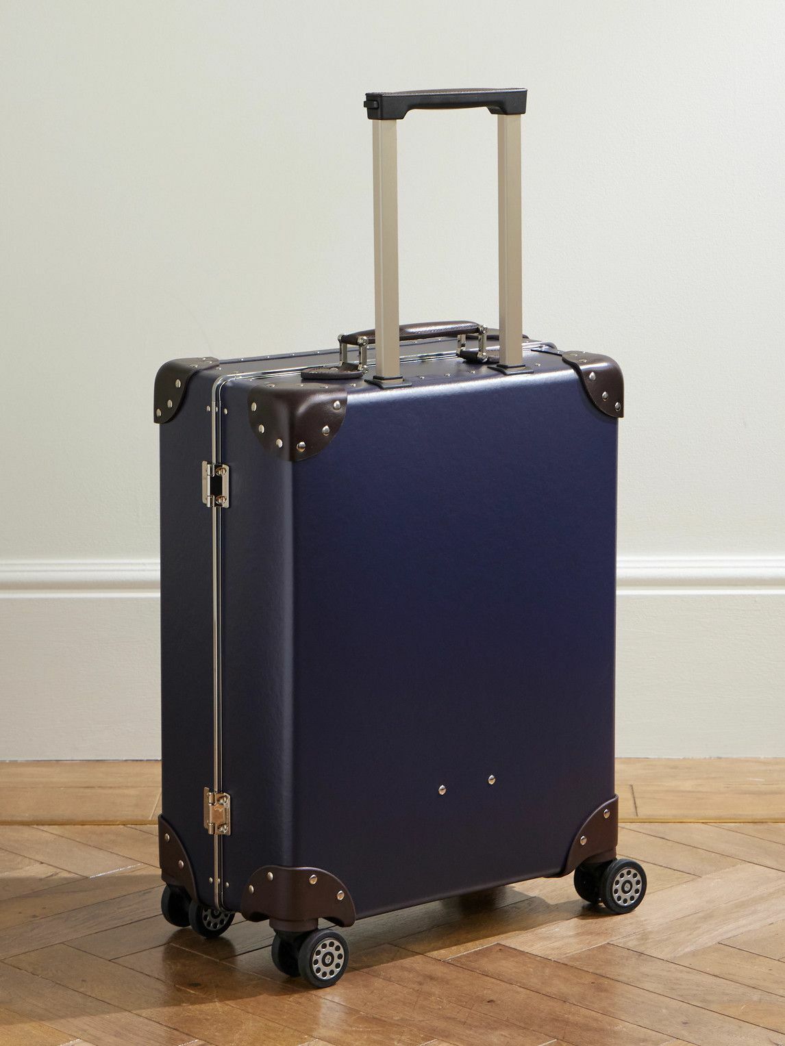 Globe-Trotter - Metropolis Leather-Trimmed Vulcanised Fibreboard Carry-On Suitcase