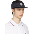 Moncler Navy Five-Panel Logo Cap