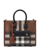 BURBERRY - Check Motiv Mini Tote Bag