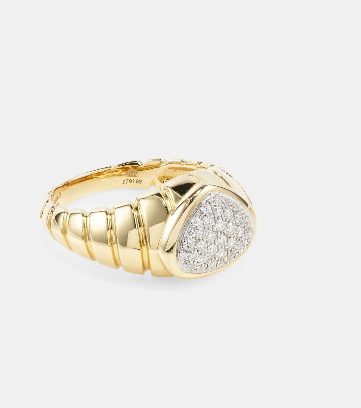 Marina B Timo 18kt gold ring with diamonds