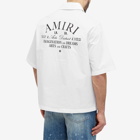 AMIRI Men's Arts District Short Sleeve Vacation Shirt in White