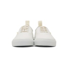 Common Projects White Four Hole Leather Low Sneaker