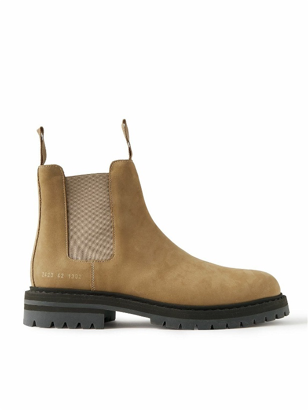 Photo: Common Projects - Nubuck Chelsea Boots - Brown