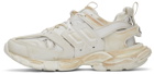 Balenciaga White Track Worn Out Sneakers