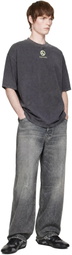 Acne Studios Gray Logo T-shirt