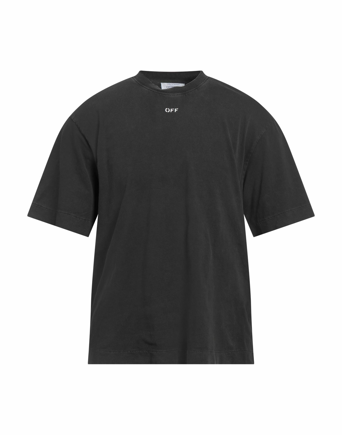 Off-white Mens T-shirt Charcoal