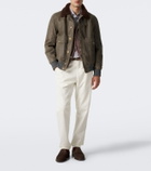Brunello Cucinelli Cotton and wool chinos
