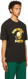 AAPE by A Bathing Ape Black Camo Print Yez T-Shirt
