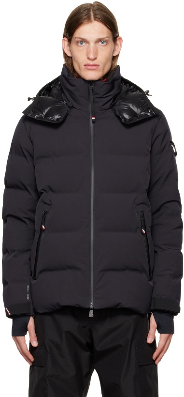 Photo: Moncler Grenoble Navy Patch Down Jacket