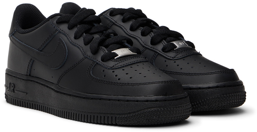 Nike Kids Black Air Force 1 LE Big Kids Sneakers