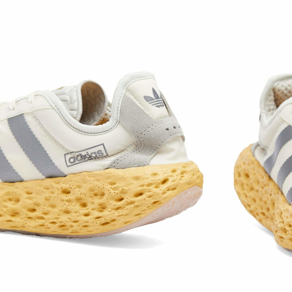 Adidas Men's Zponge Sneaker in Grey/Iron Met./Yellow adidas