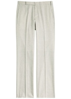 Lardini Wool and Cashmere-blend Trousers Cream