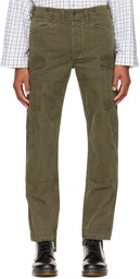 RRL Khaki Paneled Cargo Pants