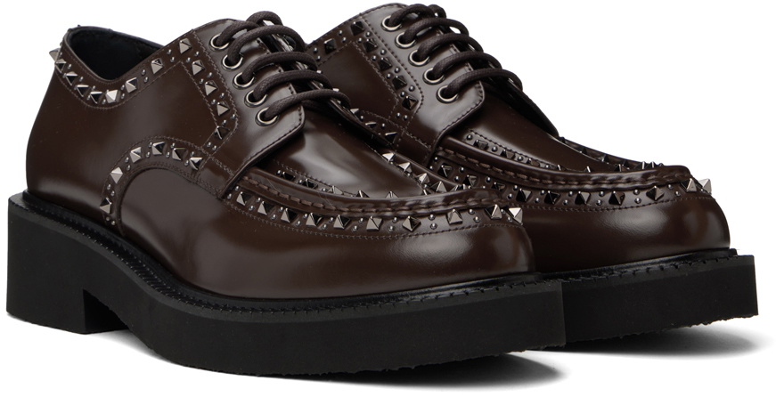 Valentino Garavani Brown Gentleglam Derbys