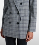 Isabel Marant Jevima Prince of Wales check wool-blend jacket