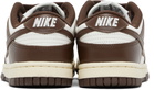 Nike Off-White & Brown Dunk Low Sneakers