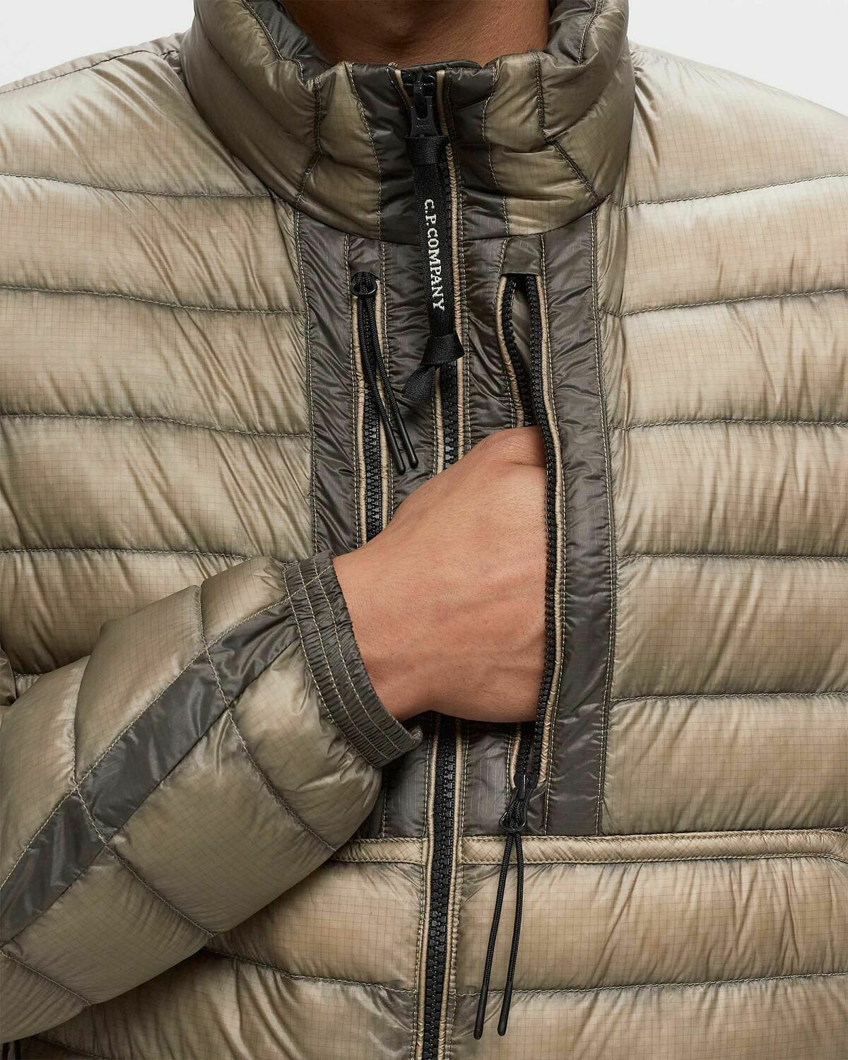 C.P. Company D.D. Shell Lightweight Down Jacket Brown Down