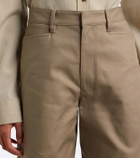 Lemaire Cotton twill wide-leg pants