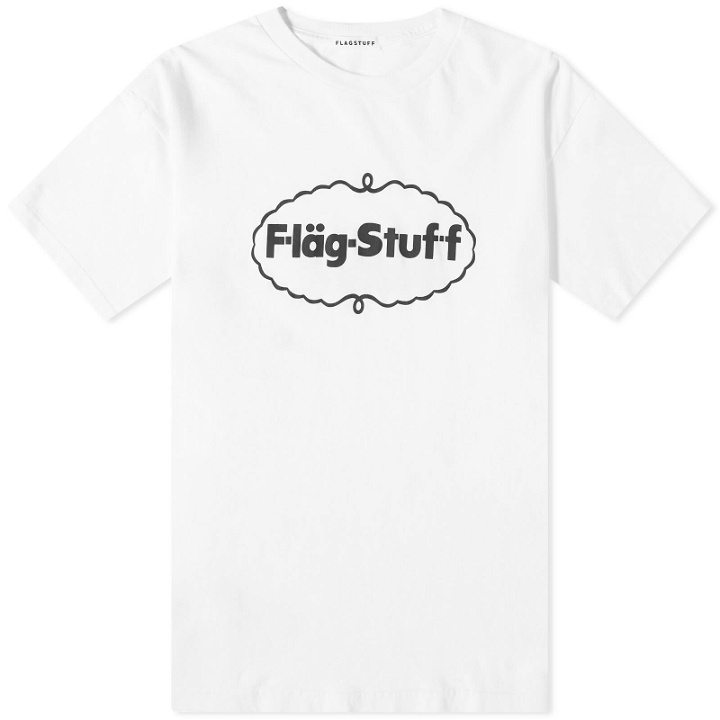 Photo: Flagstuff Men's Ice Logo T-Shirt in White