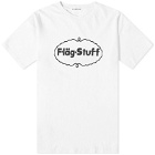 Flagstuff Men's Ice Logo T-Shirt in White