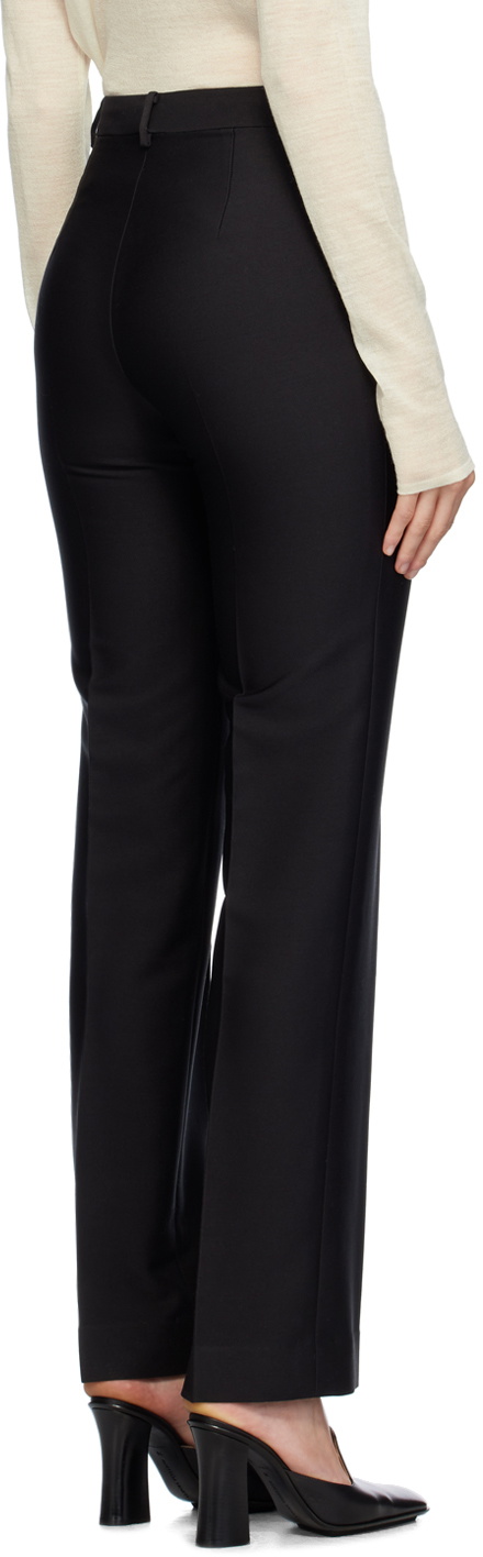 GIA STUDIOS Black Creased Trousers