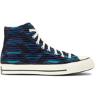 Converse - Chuck 70 Jacquard-Knit High-Top Sneakers - Blue