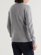 Officine Générale - Wool and Cashmere-Blend Rollneck Sweater - Gray