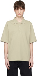 Filippa K Taupe Boxy Polo