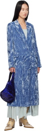Collina Strada Blue Short Wolverine Coat