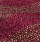 Charvet - 7.5cm Striped Silk Tie - Burgundy