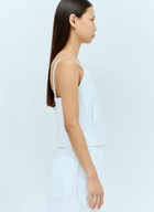 Sportmax Cropped Poplin Top