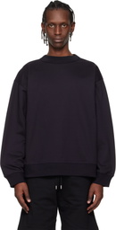 Dries Van Noten Navy Oversized Sweatshirt