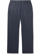 Barena - Velier Straight-Leg Cotton-Blend Suit Trousers - Blue