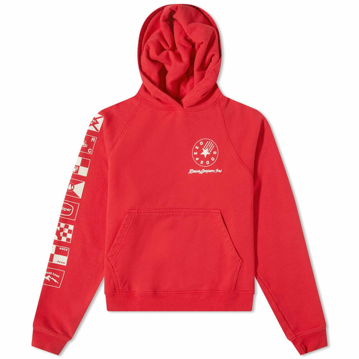Photo: Reese Cooper Men's Flags Popover Hoody in Red