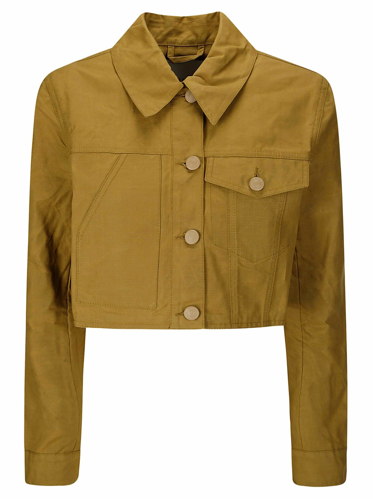 CECILIE BAHNSEN Olga Lace-up Cotton Denim Jacket Cecilie Bahnsen