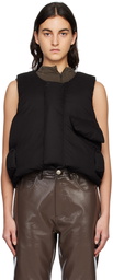 Entire Studios Black Pillow Down Vest