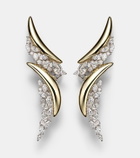 Yeprem Golden Strada 18kt gold earrings with diamonds