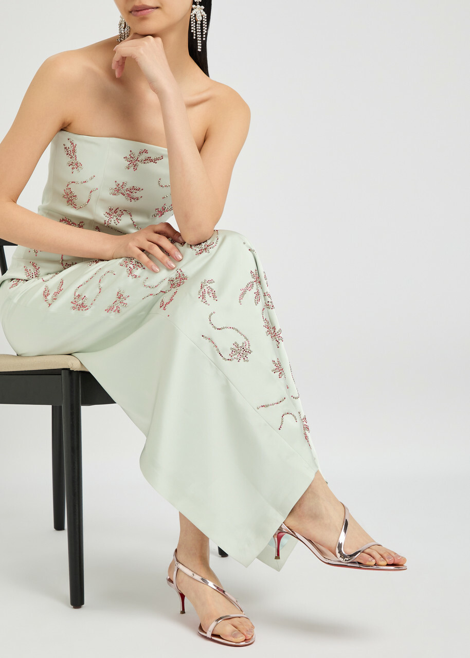 Christian Louboutin Rosalie 55 Metallic Specchio-leather