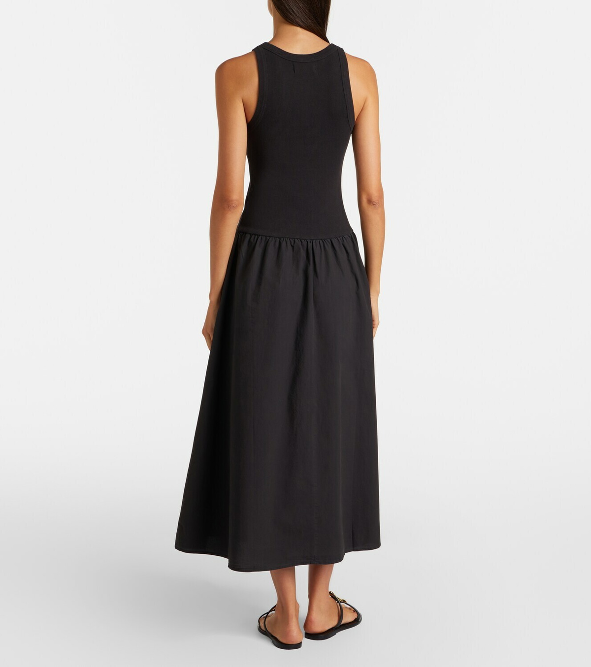Velvet Romilly cotton-blend midi dress
