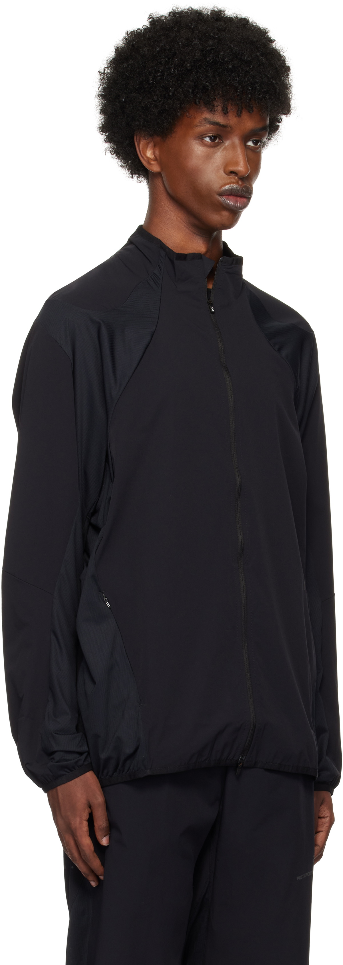 POST ARCHIVE FACTION (PAF) Black On Edition Breaker Jacket Post
